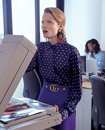 Girl Photocopying